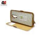 Чехол-книга для Xiaomi Redmi 9/Poco M2 золотого цвета, Experts