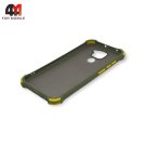 Чехол для Xiaomi Redmi Note 9/Redmi 10X пластиковый с усиленными углами, зеленого цвета