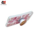 Чехол для Huawei Y5P/Honor 9S силиконовый с попсокетом, розового цвета