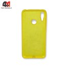 Чехол для Huawei Y7 2019 Silicone Case, желтого цвета