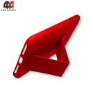 Чехол Iphone 7 Plus/8 Plus силиконовый с магнитной подставкой, красного цвета