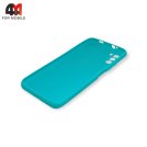 Чехол для Xiaomi Poco M3 силиконовый, матовый, мятного цвета
