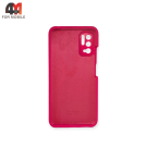 Чехол для Xiaomi Poco M3 Pro/Redmi Note 10T/Redmi Note 10 5G Silicone Case, ярко-розового цвета