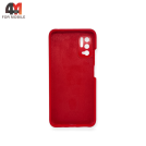 Чехол для Xiaomi Poco M3 Pro/Redmi Note 10T/Redmi Note 10 5G Silicone Case, красного цвета