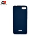Чехол для Xiaomi Redmi 6A Silicone Case, темно-синего цвета