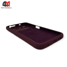 Чехол для Xiaomi Poco M4 Pro 4G Silicone Case, цвет марсала