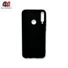 Чехол для Huawei P40 Lite E/Y7P/Honor 9C силиконовый, матовый, черного цвета