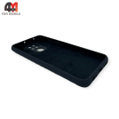 Чехол для Xiaomi Redmi Note 9/Redmi 10X Silicone Case, темно-синего цвета