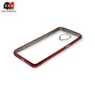 Чехол для Xiaomi Redmi Note 9S/Note 9 Pro/Note 9 Pro Max силиконовый с красным ободком