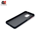Чехол для Xiaomi Redmi Note 9S/Note 9 Pro/Note 9 Pro Max пластиковый с усиленной рамкой, черного цвета