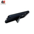 Чехол для Huawei P40 Lite E/Y7P/Honor 9C силиконовый, противоударный с подставкой, синего цвета