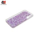 Чехол для Huawei Honor 20/Nova 5T силиконовый, глиттер, фиолетового цвета