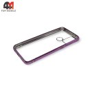 Чехол для Honor 9A силиконовый с фиолетовым ободком