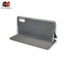 Чехол-книга для Xiaomi Redmi 9A бок ракушка, серого цвета
