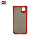 Чехол для Huawei Y5P/Honor 9S пластиковый с усиленной рамкой, красного цвета