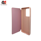 Чехол-книга для Samsung S20 Ultra/S11 Plus пудрового цвета, Leather Cover