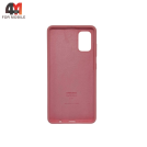 Чехол для Samsung A41 Silicone Case, розового цвета