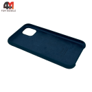 Чехол Iphone 11 Silicone Case, 35 cеро-синий
