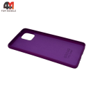 Чехол для Samsung A81/M60s/Note 10 Lite Silicone Case, фиолетового цвета