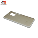 Чехол для Samsung A41 Silicone Case, белого цвета