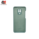 Чехол для Xiaomi Redmi Note 9S/Note 9 Pro/Note 9 Pro Max Silicone Case, ментолового цвета