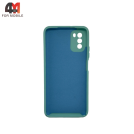 Чехол для Xiaomi Poco M3 Silicone Case, мятного цвета