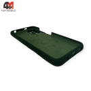 Чехол для Xiaomi Poco M3 Pro/Redmi Note 10T/Redmi Note 10 5G Silicone Case, темно-зеленого цвета