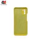 Чехол для Xiaomi Poco M3 Silicone Case, желтого цвета