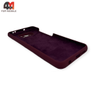 Чехол для Xiaomi Poco X3/X3 Pro Silicone Case, цвет марсала