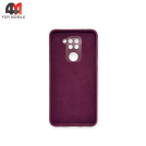 Чехол для Xiaomi Redmi Note 9/Redmi 10X Silicone Case, цвет марсала