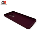 Чехол для Xiaomi Redmi Note 9/Redmi 10X Silicone Case, цвет марсала