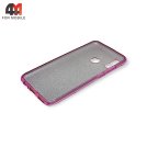 Чехол для Huawei P Smart 2019/Honor 10 Lite силиконовый с блестками, фиолетового цвета