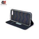 Чехол-книга для Honor 10 бок, темно-синего цвета