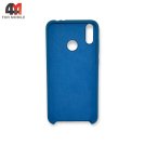 Чехол для Honor 8C 2018 Silicone Case, синего цвета