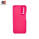 Чехол для Huawei P Smart 2021 Silicone Case, ярко-розового цвета