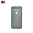 Чехол для Xiaomi Redmi Note 9/Redmi 10X Silicone Case, ментолового цвета