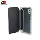 Чехол-книга для Xiaomi Redmi 9A с усиленными углами, черного цвета