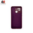 Чехол для Xiaomi Poco C40/Redmi 10C Silicone Case, цвет марсала