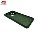 Чехол для Xiaomi Poco C40/Redmi 10C Silicone Case, темно-зеленого цвета