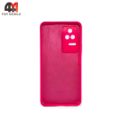 Чехол для Xiaomi Poco F4/Redmi K40S Silicone Case, ярко-розового цвета