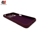 Чехол для Xiaomi Poco M5 Silicone Case, цвет марсала