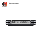 Baseus Автовизитка ACNUM-C01, черный, два номера