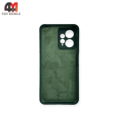 Чехол для Xiaomi Redmi Note 12 4G Silicone Case, темно-зеленого цвета