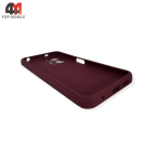 Чехол для Xiaomi Redmi Note 12 4G Silicone Case, цвет марсала