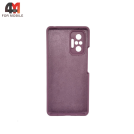 Чехол для Xiaomi Redmi Note 10 pro/Note 10 pro max Silicone Case, лилового цвета