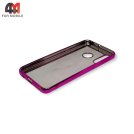 Чехол для Huawei P30 Lite/Nova 4E/Honor 20S силиконовый, пайетки, малинового цвета