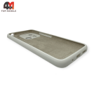 Чехол для Xiaomi Redmi 12C Silicone Case, белого цвета
