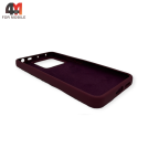Чехол для Xiaomi Poco X6 5G/Redmi Note 13 Pro 5G Silicone Case, цвет марсала