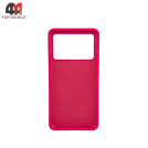 Чехол для Xiaomi Poco X6 Pro 5G Silicone Case, ярко-розового цвета