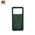 Чехол для Xiaomi Poco X6 Pro 5G Silicone Case, темно-зеленого цвета